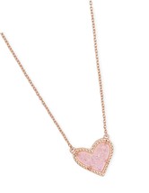 Heart Adjustable Length Pendant Necklace - £183.87 GBP