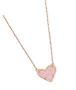Heart Adjustable Length Pendant Necklace - £183.48 GBP