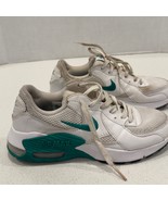 Nike Air Max Excee Sneakers White Teal Accents Cushioned Shoes US 6.5 - $1,124.63 MXN