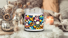 Paci,pacifier,dummy colorful Bunch Gift Candle abdl - $19.75