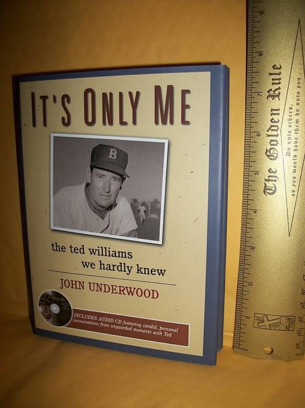 Baseball MLB Sports Book Ted Williams It&#39;s Only Me Boston Red Sox Major ... - $18.99