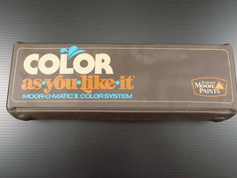 Vintage Moor O Matic Ii Color System Double Fan w/ Case Color As You Like It - £11.90 GBP