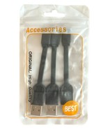 3 Pack Short iPhone Lightning Charger Cable Cord PowerLine Keychain- 3 I... - £9.46 GBP