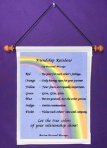 Friendship Rainbow - Personalized Wall Hanging (312-1) - £15.62 GBP