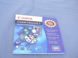 Canon Creative 3, Includes Printer Setup - Your Key to Amazing Results - $4.95