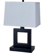 Ore International 8137B 22-Inch 100-Watt 3-Way Metal Table Lamp Fabric S... - $39.59