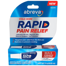 Abreva Cold Sore Rapid Pain Relief 0.10 Oz Exp 10/2025 - $221.25 MXN