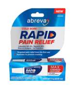 Abreva Cold Sore Rapid Pain Relief 0.10 Oz Exp 10/2025 - $16.23 CAD