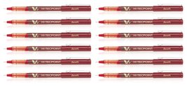 Pilot 019578 Hi-Tecpoint V7 Pen (Red - Pack of 12) - $29.70+
