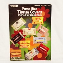 Purse Size Tissue Covers Cross Stitch Patterns Leisure Arts Leaflet 233  1982 - $10.99