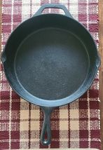 Round ~ Pre-Seasoned ~ 12" Cast Iron Skillet/Pan ~ 2.25" Tall ~ Dual Han... - $60.00