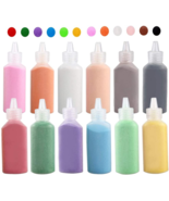 12 PCS Art Sand,1.25Oz Bottles DIY Arts and Crafts Kit,Scenic Sand for K... - €14,50 EUR