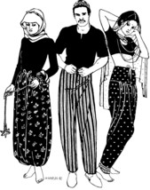 Folkwear Sarouelles Pants #119 Turkish African Indian Sewing Pattern folkwear119 - £15.58 GBP