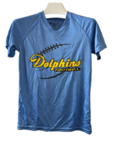 Holloway Mujer Delfines Fútbol Camiseta Manga Corta, Azul - XS - $12.88