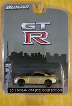 Greenlight Collectibles Anniversary Collection Series 3 2016 Nissan GT-R Gold Ed - £7.81 GBP