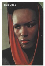⭕VTG card pocket calendar 1986 GRACE JONES Portugal group music singer - $73.65 MXN