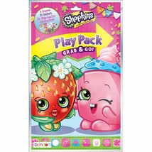 Shopkins Play Pack Grab &amp; Go Color Book, Crayons/Stickers  PARTY PACK Q10 Favors - £11.33 GBP