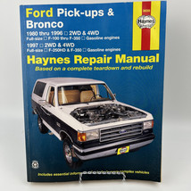 Ford Pick-up Trucks 1980-1996 &amp; Bronco Service Repair Manual Wiring Diagrams FS - £22.22 GBP