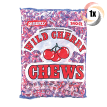 1x Bag Alberts Fruit Wild Cherry Chews Assorted Flavors | 240 Candies Per Bag - £13.14 GBP