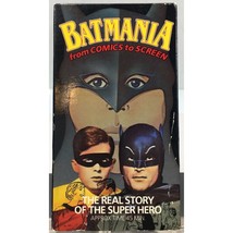 Batmania VHS 1989 From Comics To Screen Batman Burbank Video - £6.37 GBP