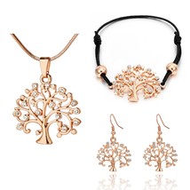 Tree Of Life Fashion Jewelry Sets for Women Accessory 2020 Hot Sale Earrings Bra - £24.28 GBP