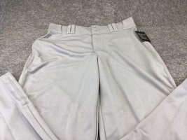 Champro Baseball Pants Mens Large Light Gray Open Bottom Softball - $11.87