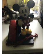 Vintage Disney Mickey Mouse Corded Land Line Touch Tone Telephone-1996 W... - €22,62 EUR