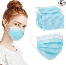 Disposable Protective Face Covering (Blue) - £6.74 GBP