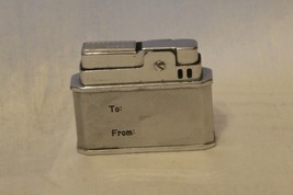 Vtg Japanese Sarome Falcon Seasons Greetings 1959 TO FROM Gift Cigarette Lighter - £29.13 GBP