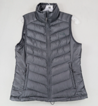 The North Face Womens Sz M Full Zip 550 Goose Down Puffer Vest Black - £36.81 GBP