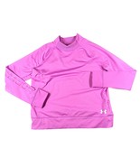 Under Armour Girls YXL XL Purple ColdGear Mock Neck Long Sleeve Shirt 13... - £12.69 GBP