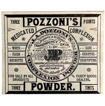 Pozzoni Medicated Complexion Powder 1913 Advertisement Health Beauty DWAA22 - $14.01 CAD
