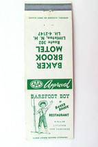 Barefoot Boy Restaurant - Littleton, New Hampshire 20 Strike Matchbook Cover NH - £1.39 GBP