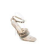 Mackin J Women's Open Toe Rhinestone Embossed Sandals Size 7 Multi - $19.79