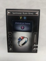 *Punched* Path Of Exile Exilecon Sapphire Ruby Ring Magic Trading Card - £31.06 GBP