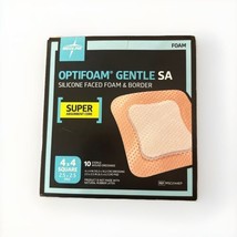 Optifoam Gentle SA MSC2144EP Silicone Faced Foam &amp; Border Dressing 4&quot; x ... - $28.89