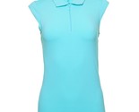 NWT Ladies IBKUL Seafoam Aqua Sleeveless Golf Shirt XS S M L XL &amp; XXL - $64.99