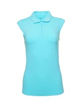 Nwt Ladies Ibkul Seafoam Aqua Sleeveless Golf Shirt Xs S M L Xl &amp; Xxl - £51.12 GBP