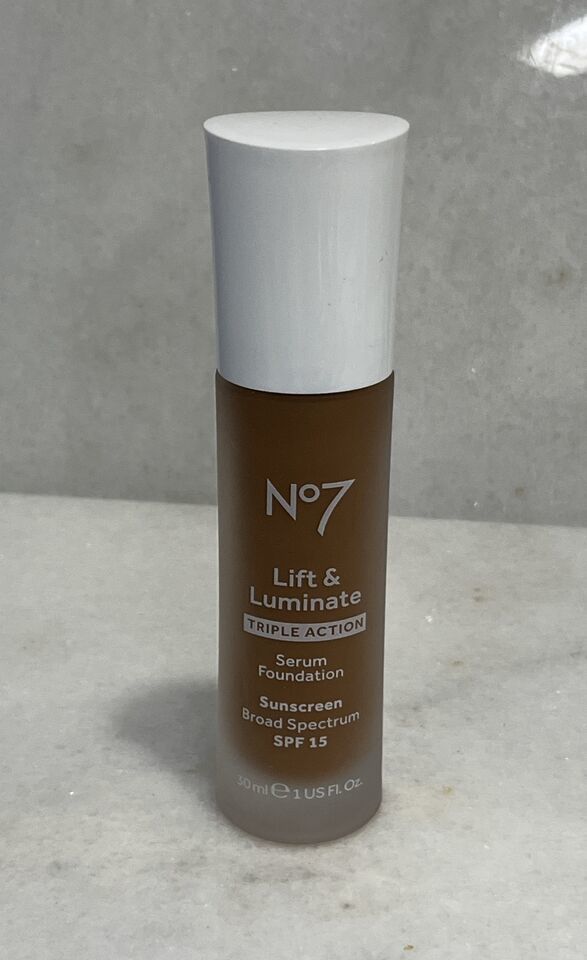 No 7 Lift &amp; Laminate Triple Action Serum Foundation SPF 15 - Hazelnut - 1oz - $11.09