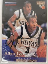 Allen Iverson Signed Autographed 1996 Score Board Basketball Card - Georgetown H - £62.47 GBP