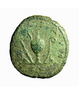 Roman Coin Commodus Dupondius AS AE25mm Bust / Sacrificial Implements 03794 - £29.07 GBP