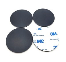 2&quot; Round Rubber Stick on Feet 1/8&quot; Thick 3M Adhesive Backing Bumper Mach... - £8.37 GBP+
