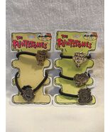 Flintstones 1994 Fantasia Accessories Bracelets Elastic Band Metal Emblems - €8,48 EUR