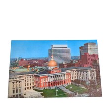 Postcard State House Boston Massachusetts Beacon Hill Chrome Unposted - £5.60 GBP