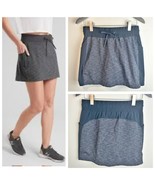 Athleta Excursion Hybrid Skort Skirt Grey &amp; Black Style 405667 Size Extr... - $518.39 MXN