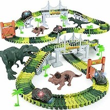 Dinosaur Toys,Create A Dinosaur World Road Race,Flexible Track Playset - £31.05 GBP