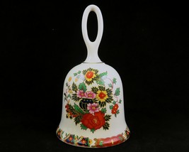 Sadler Porcelain Bell Chinoiserie Floral Vintage 1970s Made in England - £23.25 GBP
