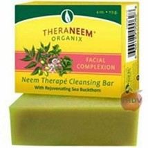 NEW Organix South TheraNeem Therape Cleansing Bar Facial Complexion 4 oz - £10.23 GBP