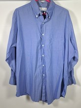 Brooks Brothers Shirt Men&#39;s Large 17-35 Blue Cotton Button Down Long Sle... - £12.92 GBP