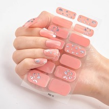 New Year Christmas 3D Nail Sticker High Quality 100% pink Glitter Unique... - £11.29 GBP
